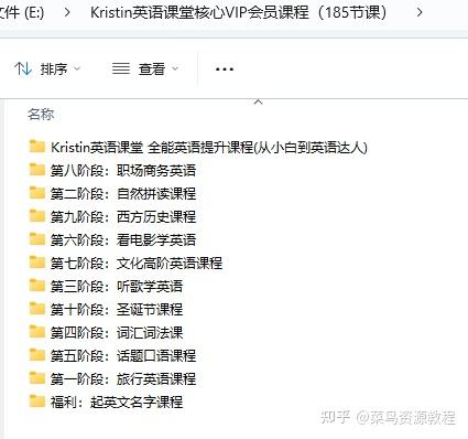 Kristin英语课堂核心VIP会员课程(185节课)第2张