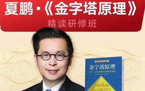 【夏鹏】《金字塔原理》精读研修班（视频）第1张