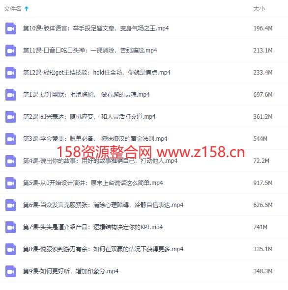 龙兄演讲12课下载,人生赢家必备的12堂说话课,演讲口才培训视频第2张-亿卷 龙兄演讲12课下载,人生赢家必备的12堂说话课,演讲口才培训视频第2张
