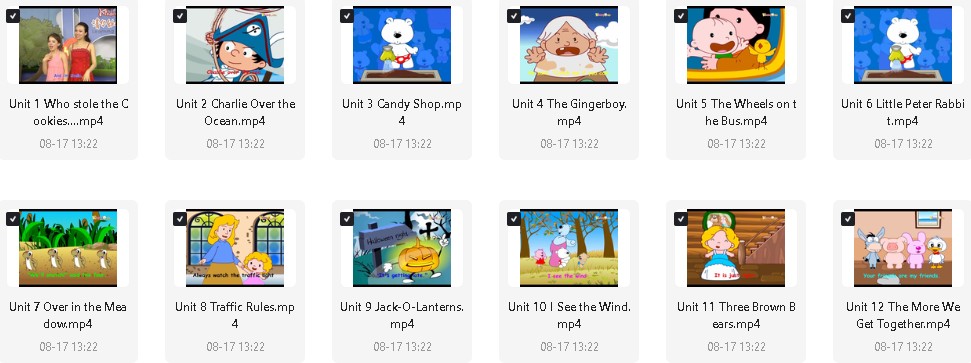 清华幼儿英语（kinderpower ）语感启蒙视频动画全集下载第13张