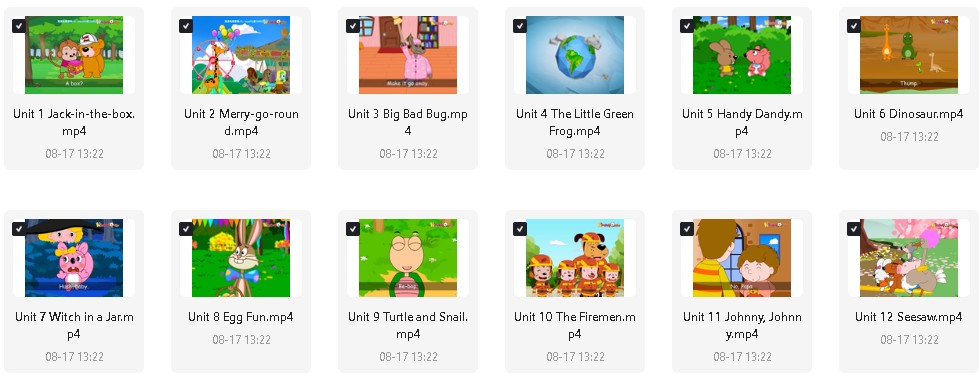 清华幼儿英语（kinderpower ）语感启蒙视频动画全集下载第7张