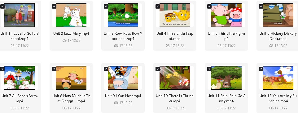 清华幼儿英语（kinderpower ）语感启蒙视频动画全集下载第11张