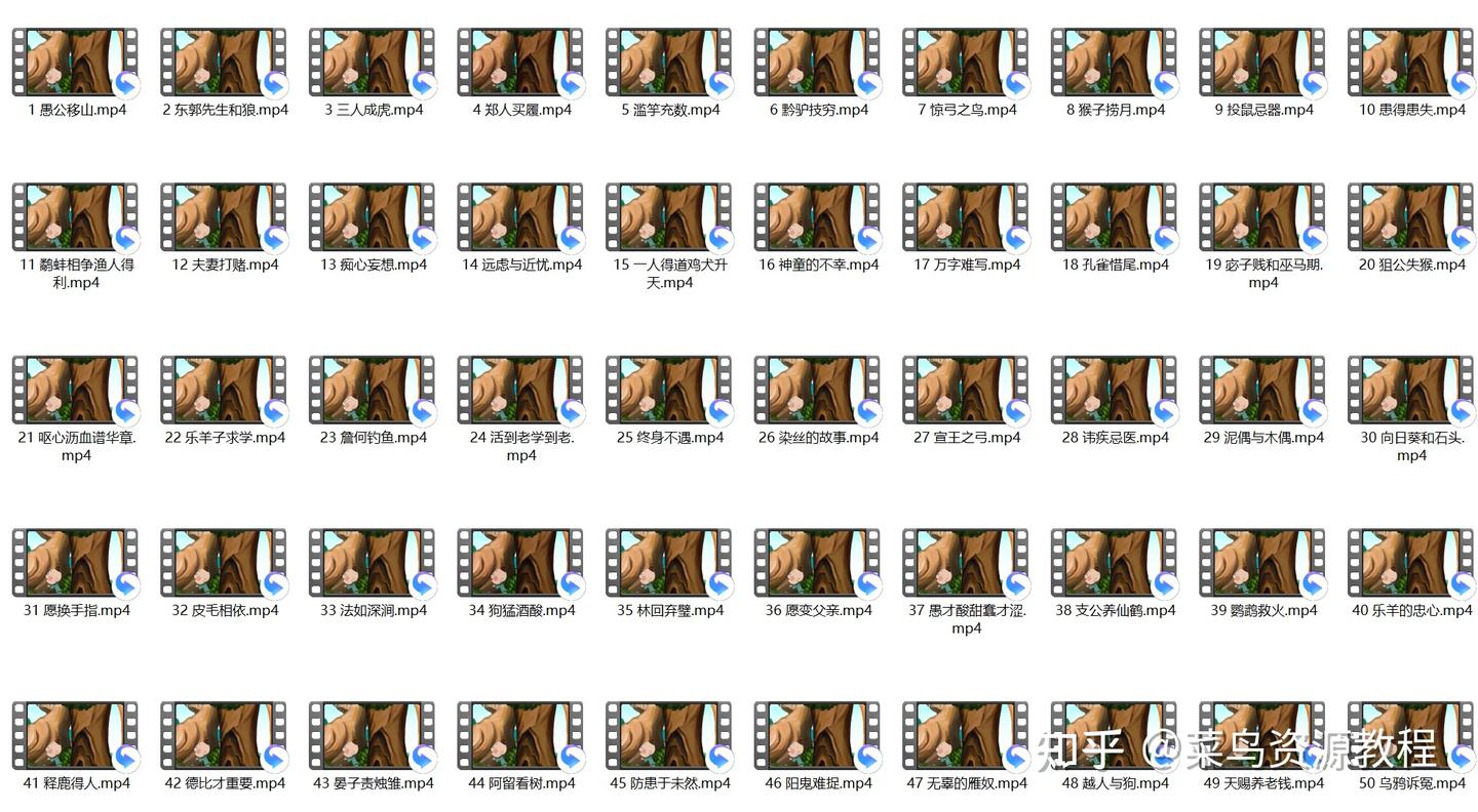 中华寓言故事（全100集动画视频）网盘下载第2张