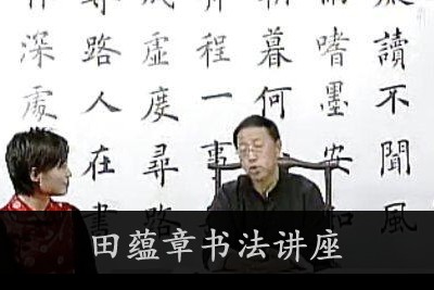田蕴章书法讲座 每日一题每日一字365集全第1张