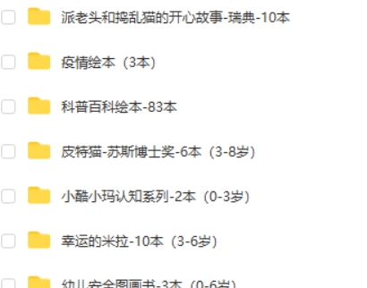 328本2-8岁儿童绘本电子版合集第2张
