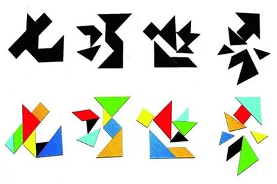 《七巧板精品思维课》+《七巧世界游戏册》关于七巧板的数学知识第1张