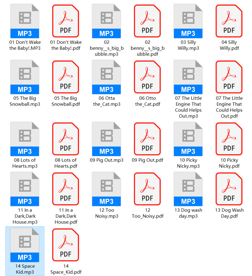 汪培珽书单0-13岁259本PDF英语电子书读本+MP3有声阅读音频第2张