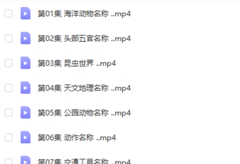 幼儿启蒙英语&middot;幼儿英语单词速记（66集）MP4视频第2张