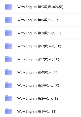 《Wow English》1-9季全241集英语启蒙教学趣味动画第3张