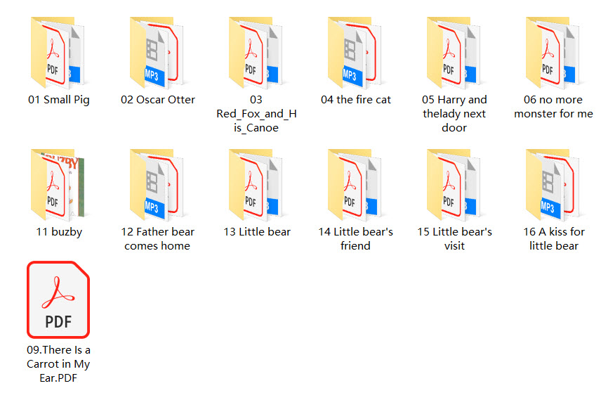 汪培珽书单0-13岁259本PDF英语电子书读本+MP3有声阅读音频第2张