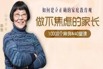 《陈默：如何做不焦虑的家长》第1张