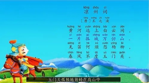 古词背诵朗诵学前必背99首词第1张