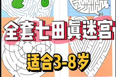 七田真迷宫图《欢乐迷宫》+《迷宫之王》共2册PDF第1张