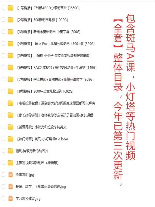 4万部英语启蒙动画电影儿少练口语磨耳朵第9张