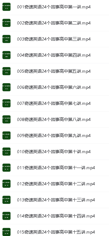 奇速英语小中高学英语单词全集视频第4张