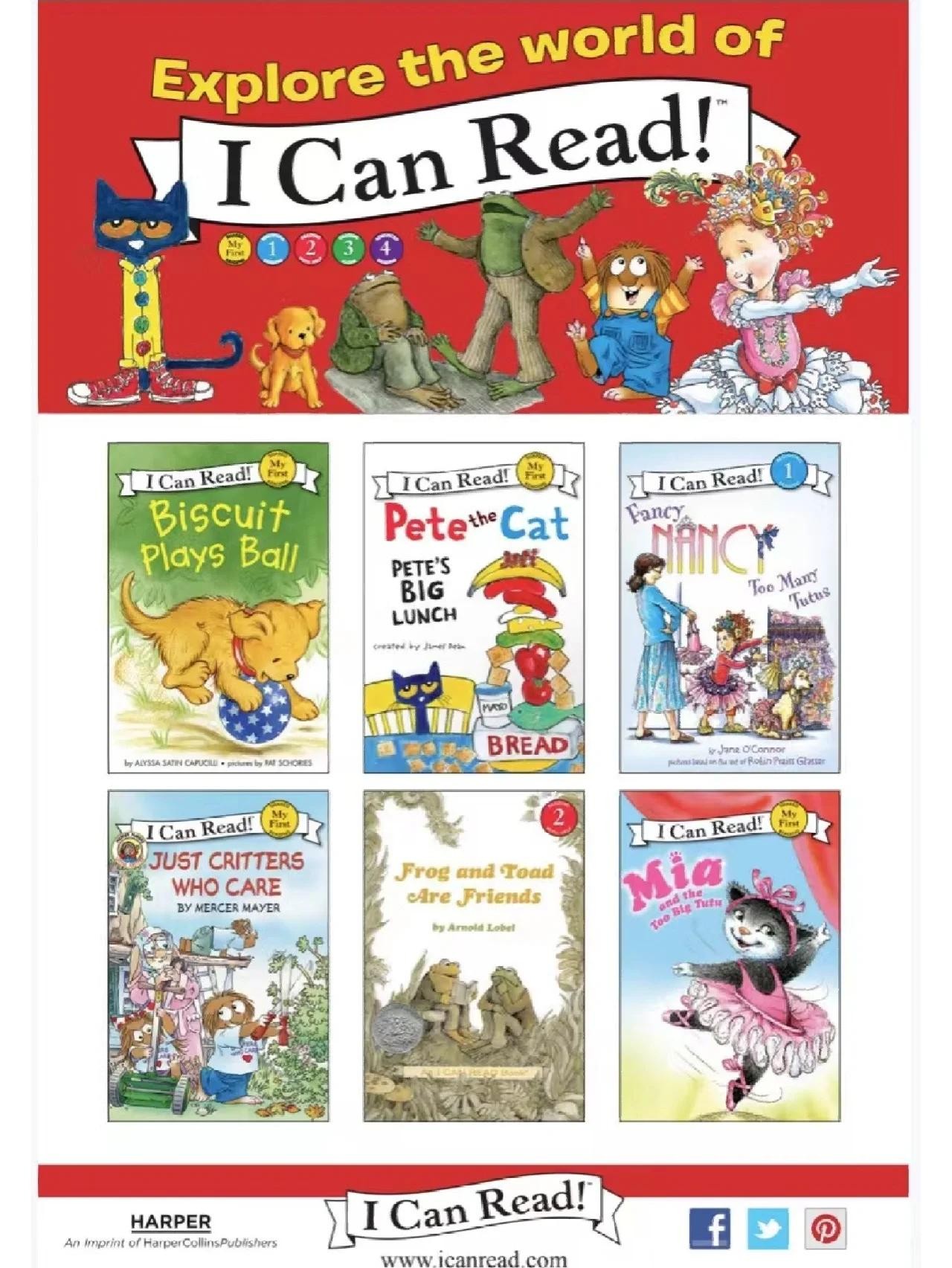 I Can Read系列分级阅读PDF+MP3音频下载第1张