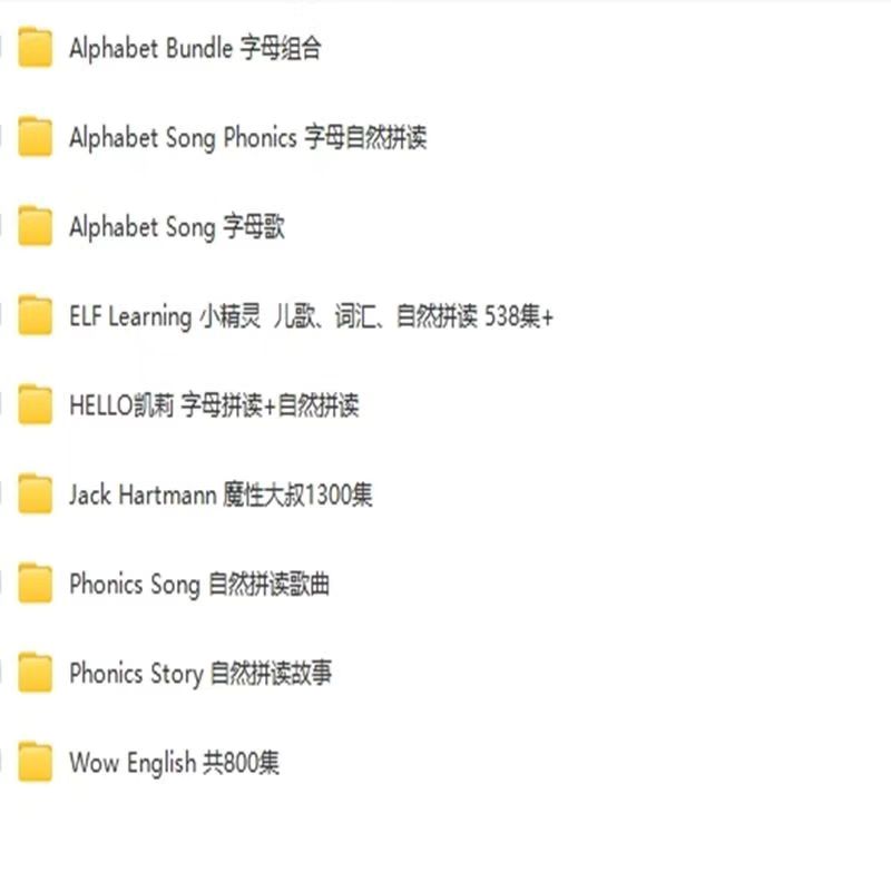 4万部英语启蒙动画电影儿少练口语磨耳朵第15张