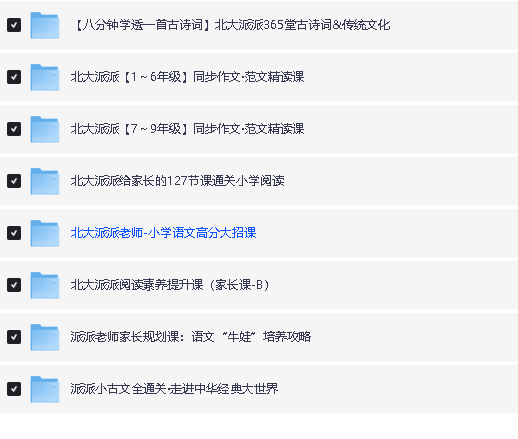 北大派派视频课程大合集下载第2张
