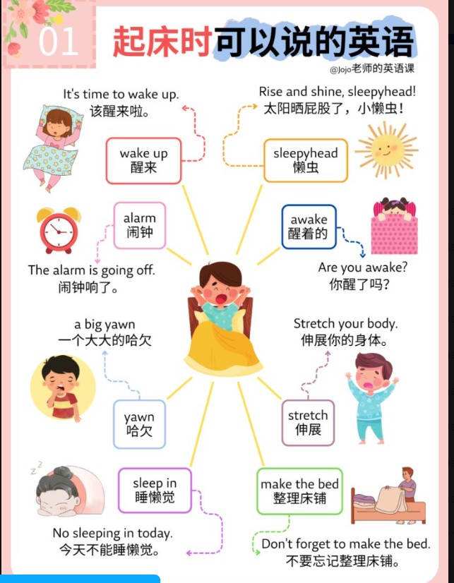 100个亲子情境英语|音频|图片|视频 打包下载第2张