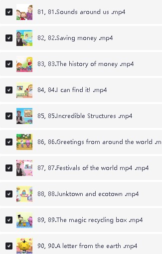 HB Kids英语故事儿歌90个视频动画六大阶段下载第3张