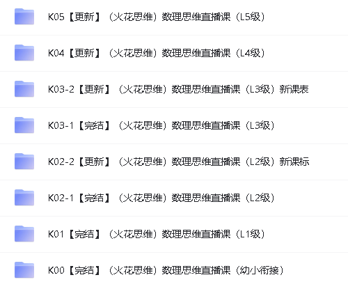 火花思维L0-5级全套视频网课第2张