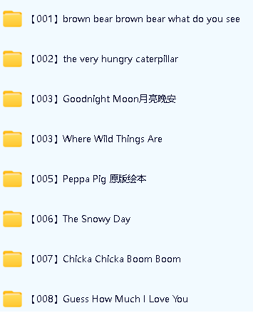 纽约时报精选推荐10大绘本PDF+MP3+视频全套下载，《Brown Bear》《The Very Hungry Caterpillar》《Peppa Pig》《Room on the Broom》第3张