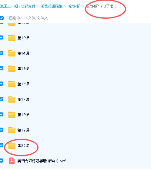 浅爸英语陪跑营全套（口语听力阅读伴读）合集网盘下载第4张