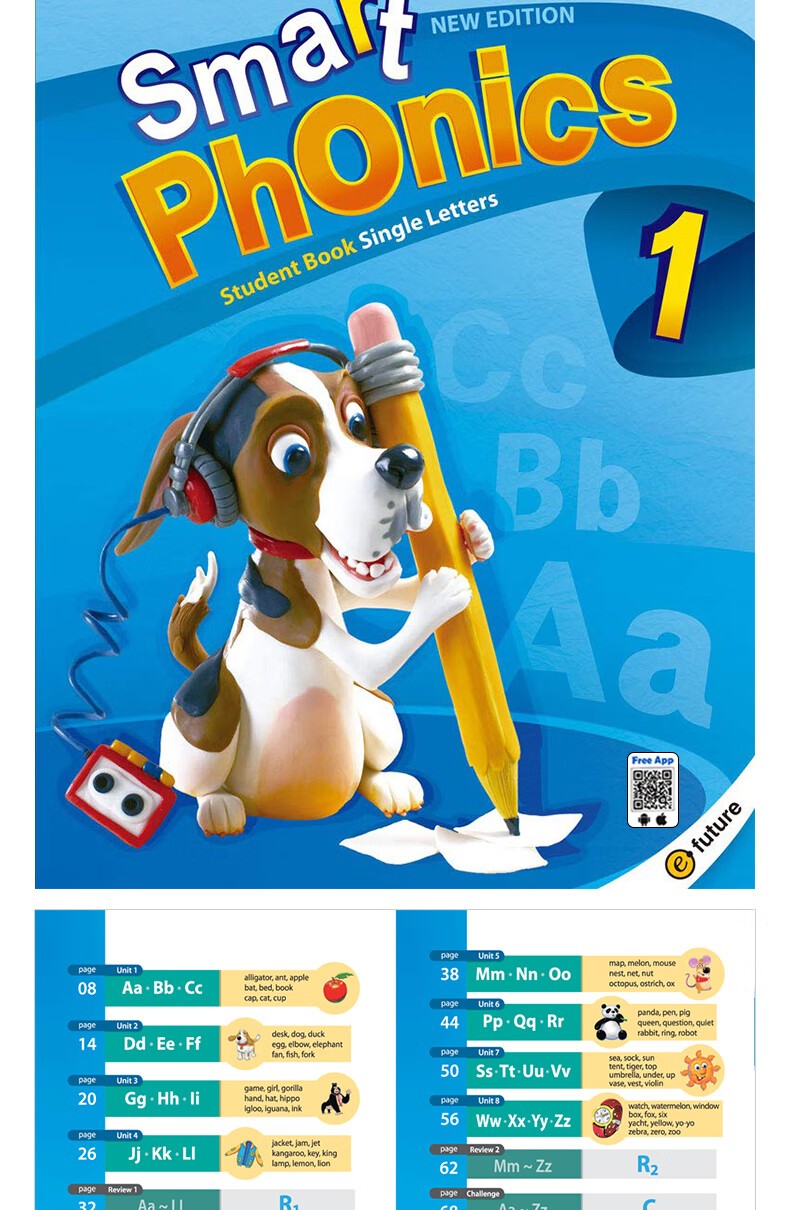 Smart Phonics Book自然拼读练习+音频)全套下载第1张