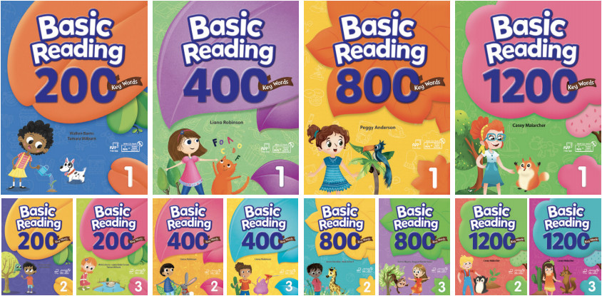 Basic Reading 200词 400词 800词 1200词，美国超火的词汇阅读教材第1张