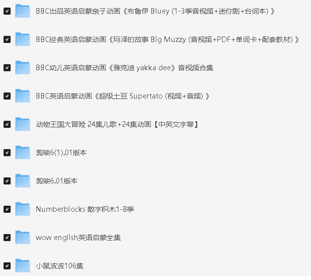 1-6岁英语启蒙动画合集下载，这几部让娃主动开口说英语第2张