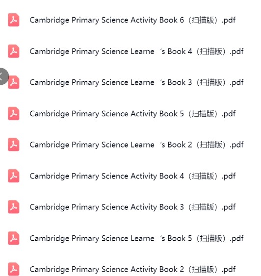 《Cambridge Primary Science》1~6级PDF下载 学生书+练习册【原版】剑桥少儿科学教材第2张