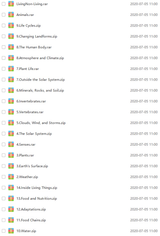 Science A-Z (RAZ科学版,很棒的科普类分级读物)全套资料[音频+视频+PDF+部分教案+练习册]第7张