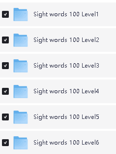 WorldCom Edu美国原版Sight Words 100 L1-L6全套教学视频第3张