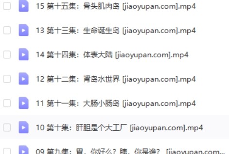 《身体的秘密：给宝宝的第一堂人体认知课》年糕妈妈视频课程第2张