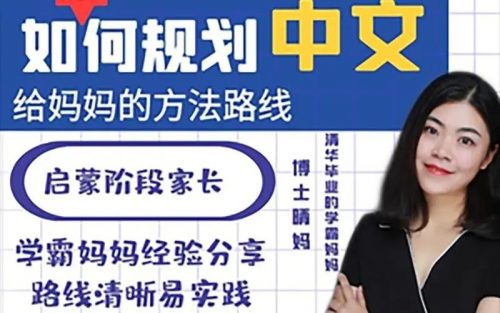 【清华博士晴妈-清华妈妈家长课堂（如何规划中文给妈妈的方法路线）第1张