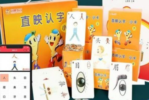 儿童汉字识字启蒙《直映认字卡片》共1512张汉字卡片JPG格式第1张